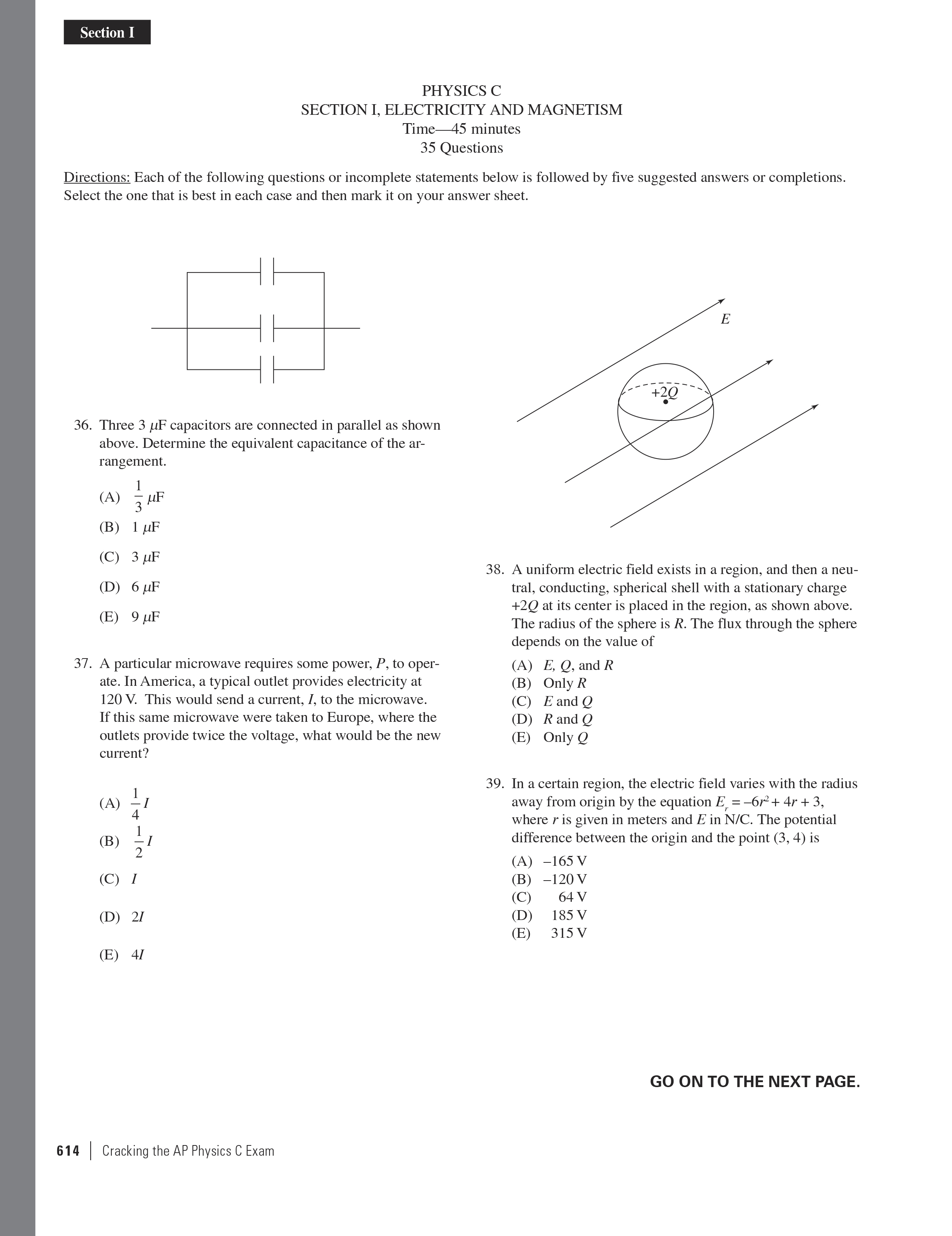 Extended ebook content for Cracking the AP Physics C Exam, 2017 Edition